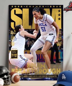 UCLA Bruins NCAA March Madness National Champions Bruin Breakthrough On The Gold Metal Slam 2026 Champs Issue First NCAA Title Ever Home Decor Poster Canvas