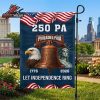250th Anniversary American Independence Day Philadelphia Keystone State Liberty Bell 1776 2026 Garden House Flag 250th Anniversary American Independence Day Philadelphia Keystone State Liberty Bell 1776 2026 Garden House Flag