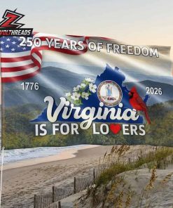 250th Anniversary American Independence Day Virginia Is For Lovers Cardinal Dogwood Flower Double Sided Garden House Flag