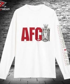 Arsenal AFC Premier League Champions 2025-26 Long Sleeved Classic T-Shirt