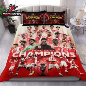 Arsenal After 22 Years Premier League Champions Season 2025-26 Bedding Set