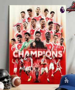 Arsenal After 22 Years Premier League Champions Season 2025-26 Home Decor Poster Canvas