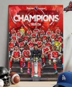 Arsenal Are The Premier League 2025-26 Champions Since The Invicibles Home Decor Poster Canvas
