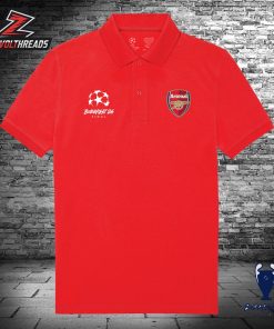 Arsenal Budapest 26 UCL Final Polo Shirt Champions League Final Football Polo Merch
