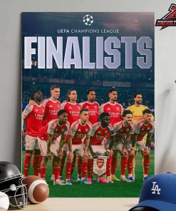 Arsenal Finalist UEFA Champions League After 20 Years Home Decor Poster Canvas