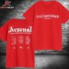 Arsenal Premier League Champions 2025-26 Crew Two Sided Unisex T-Shirt Arsenal Premier League Champions 2025-26 Crew Two Sided Unisex T-Shirt
