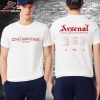 Arsenal Premier League Champions 2025-26 Crew Two Sided Unisex T-Shirt Arsenal Premier League Champions 2025-26 Crew Two Sided Unisex T-Shirt