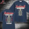 Arsenal Premier League Champions Trophy 2025-26 White Two Sided Unisex T-Shirt Arsenal Premier League Champions Trophy 2025-26 White Two Sided Unisex T-Shirt