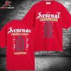 Arsenal Premier League Champions Trophy 2025-26 Navy Two Sided Unisex T-Shirt