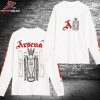 Arsenal Premier League Champions Trophy 2025-26 Black Long Sleeved Classic T-Shirt Arsenal Premier League Champions Trophy 2025-26 Black Long Sleeved Classic T-Shirt