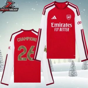 Arsenal adidas Premier League Champions 25-26 Long Sleeved Ugly Sweater
