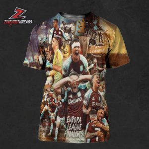 Aston Villa 2026 Europa Leage Finalist Up The Eurovilla All Over Print Shirt