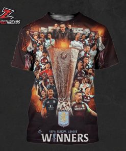 Aston Villa Istanbul UEFA Europa League Winners 2026 UEL Champions All Over Print Shirt
