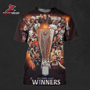 Aston Villa Istanbul UEFA Europa League Winners 2026 UEL Champions All Over Print Shirt