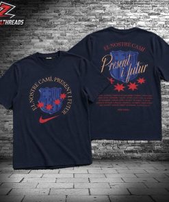 Barcelona Women Team Barca Femeni UCWL Winners 2026 El Nostre Cami Present I Futur Two Sided Unisex T-Shirt