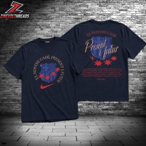 Barcelona Women Team Barca Femeni UCWL Winners 2026 El Nostre Cami Present I Futur Two Sided Unisex T-Shirt