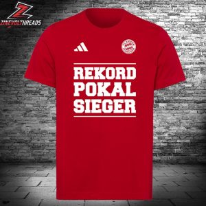 Bayern Munich Record Cup Winner Tee Rekord Pokal Sieger Unisex T-Shirt