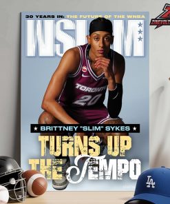 Brittney Slim Sykes Toronto Tempo On The Gold Metal WSlam 262 Magazine Cover Turn Up The Tempo Home Decor Poster Canvas