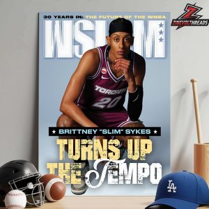 Brittney Slim Sykes Toronto Tempo On The Gold Metal WSlam 262 Magazine Cover Turn Up The Tempo Home Decor Poster Canvas