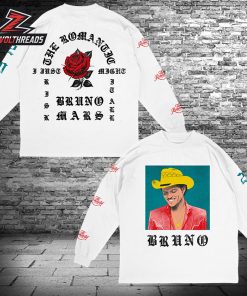 Bruno Mars The Romantic Tour 2026 Longsleeve Tee Merchandise Limited Classic T-Shirt