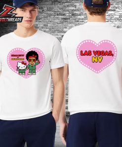 Bruno Mars x Hello Kitty Merchandise In The Romantic Tour 2026 Tee At Las Vegas NV Two Sided Unisex T-Shirt