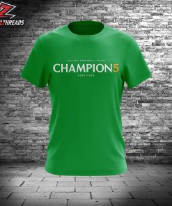 Celtic FC 2025-26 Scotland Champions Tee 5th In A Row Unisex T-Shirt