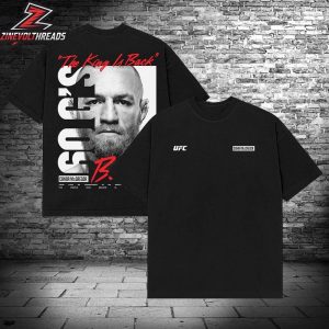 Conor McGregor UFC King Billboard Boxy Two Sided Unisex T-Shirt