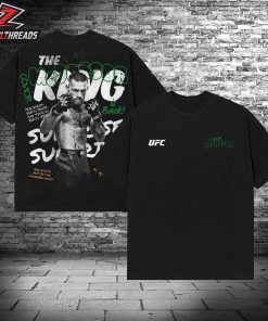 Conor McGregor UFC King Boxy The King Is Back Two Sided Unisex T-Shirt