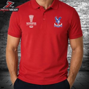 Crystal Palace Leipzig 26 UECL Final Winners Polo Merch