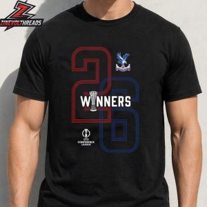 Crystal Palace UEFA Conference League Winners Tee Season 2025-26 Merch Unisex T-Shirt