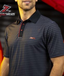 Deadpool Wicked Slice RSVLTS All-Day Polo Shirt Marvel Superhero Performance Golf Polo