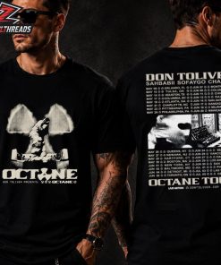 Don Toliver Octane Tour 2026 Merch Schedule Tee Sahbabii Sofaygo Chase B Two Sided Unisex T-Shirt