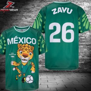 FIFA World Cup 2026 Mexico Zayu Mascot Merch Limited All Over Print Shirt