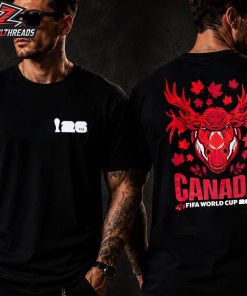 FIFA World Cup 2026 Canada Rally Tee Merch Limited Two Sided Unisex T-Shirt