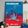 FIFA World Cup 2026 San Francisco Bay Area Host City Poster Merch Home Decor Poster Canvas