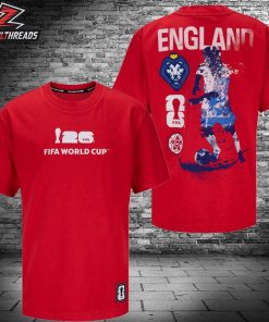 FIFA World Cup 2026 England Rise and Strike Tee Merch Two Sided Unisex T-Shirt