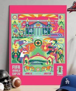 FIFA World Cup 2026 Guadalajara Host City Poster Merch Home Decor Poster Canvas