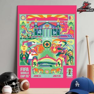 FIFA World Cup 2026 Guadalajara Host City Poster Merch Home Decor Poster Canvas