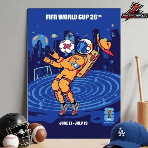 FIFA World Cup 2026 Houston Host City Poster Merch Home Decor Poster Canvas