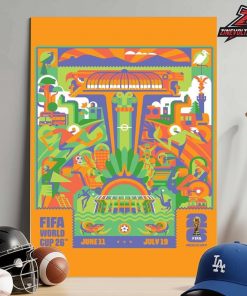 FIFA World Cup 2026 Mexico City Host City Poster Merch Home Decor Poster Canvas
