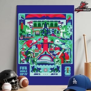 FIFA World Cup 2026 Monterrey Host City Poster Merch Home Decor Poster Canvas