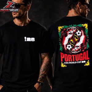FIFA World Cup 2026 Portugal Rally Tee Merch Limited Two Sided Unisex T-Shirt