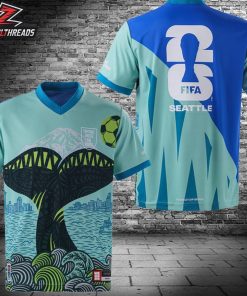 FIFA World Cup 2026 Seattle Home Tee Merch Limited All Over Print Shirt