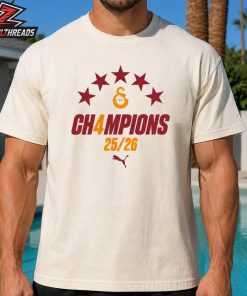 Galatasaray Puma Şampiyonluk Turkish Champions Tee Season 2025-26 Unisex T-Shirt