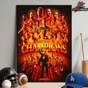 Galatasaray Turkish Champions 2025-26 Win The 26x Champions Of Turkey Four Title In A Row Home Decor Poster Canvas