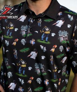 Happy Gilmore It All In The Hips RSVLTS All-Day Polo Shirt Funny Golf Movie Inspired Polo
