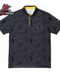 Happy Gilmore Just Tap It In RSVLTS All-Day Polo Shirt Funny Golf Movie Inspired Polo