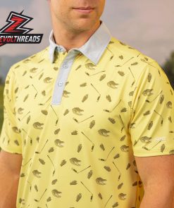 Happy Gilmore Play For Chubbs RSVLTS All-Day Polo Shirt Funny Golf Movie Inspired Polo