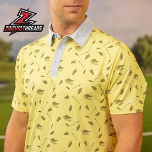 Happy Gilmore Play For Chubbs RSVLTS All-Day Polo Shirt Funny Golf Movie Inspired Polo