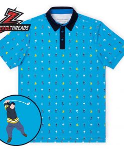Happy Gilmore Pro Material RSVLTS All-Day Polo Shirt Funny Golf Movie Inspired Polo